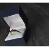 925 Sterling Silver Rubellite Ring Size 10