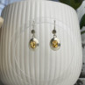 925 Sterling Silver Yellow Tourmaline Earrings