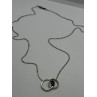 925 STERLING SILVER  SAPPHIRE & BERYL NECKLACE