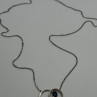 925 Sterling Silver Sapphire & Beryl Necklace