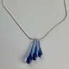 925 Sterling Silver Jewelry Glass Chain With Pendant