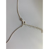 925 Sterling Silver Jewelry Glass Chain With Pendant