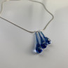 925 Sterling Silver Jewelry Glass Chain With Pendant