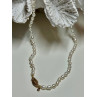 14K YELLOW GOLD CLASP FRESH WATER PEARL NECKLACE 16 Inch