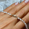 14K YELLOW GOLD CLASP FRESH WATER PEARL NECKLACE 16