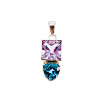 925 STERLING SILVER TOURMALINE PENDANT