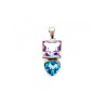 925 STERLING SILVER TOURMALINE PENDANT