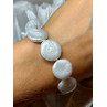 925 STERLING SILVER WATER FRESH PEARL BRACELET LENGTH 8 Inch