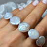 925 Sterling Silver Water Fresh Pearl Bracelet Length 8 Inch