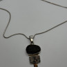 925 Sterling Silver Agate Necklace