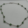 925 Sterling Silver Nephrite Necklace