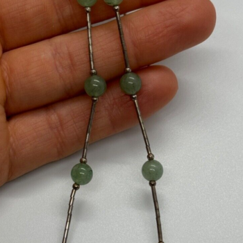 925 Sterling Silver Nephrite Necklace