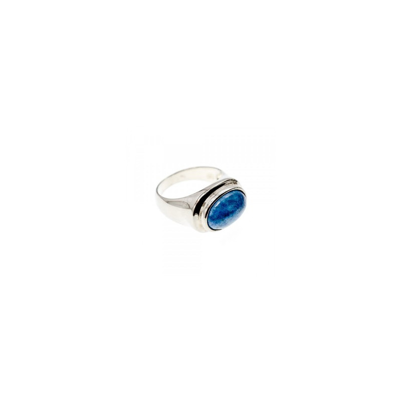 925 Sterling Silver Sodalite Ring Size 11.5