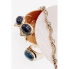 925 Sterling Silver Sodalite Ring Size 11.5