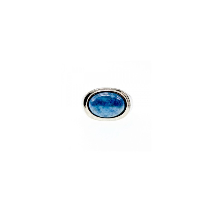 925 Sterling Silver Sodalite Ring Size 11.5