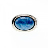 925 Sterling Silver Sodalite Ring Size 11.5