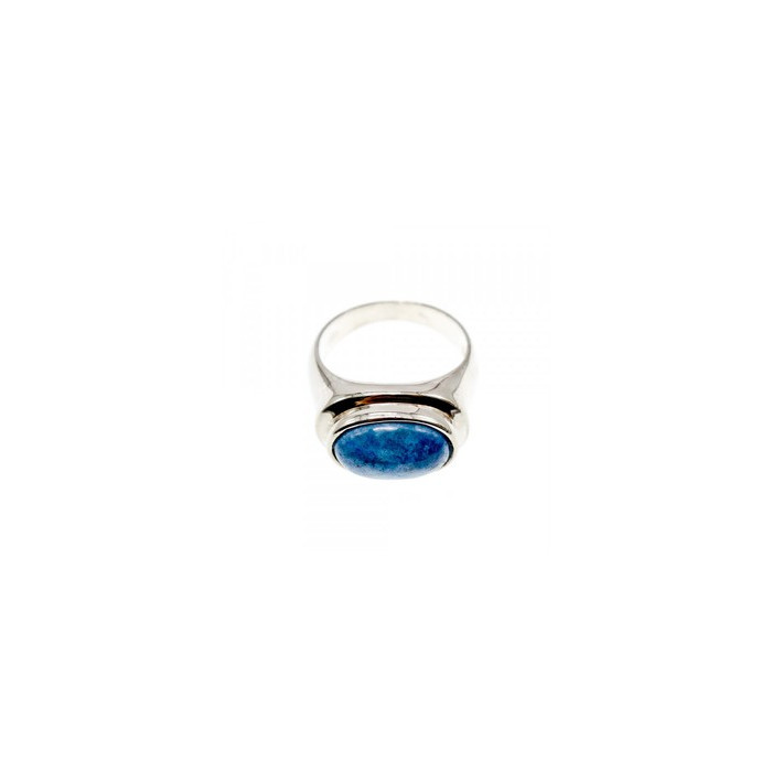925 Sterling Silver Sodalite Ring Size 11.5