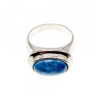 925 Sterling Silver Sodalite Ring Size 11.5