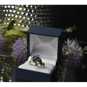 Vintage 925 Sterling Silver Sodalite Ring Size 10