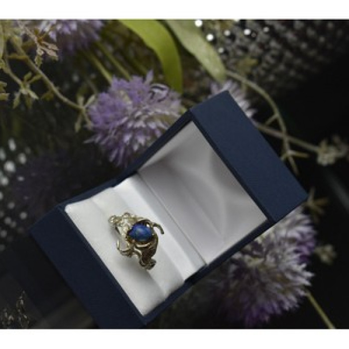 Vintage 925 Sterling Silver Sodalite Ring Size 10