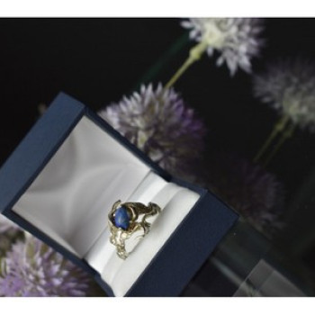 Vintage 925 Sterling Silver Sodalite Ring Size 10