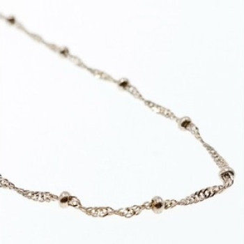 925 Sterling Silver Necklace Italy 29.9 in