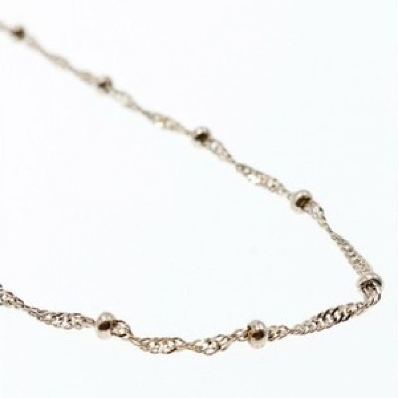 925 Sterling Silver Necklace Italy 29.9 in