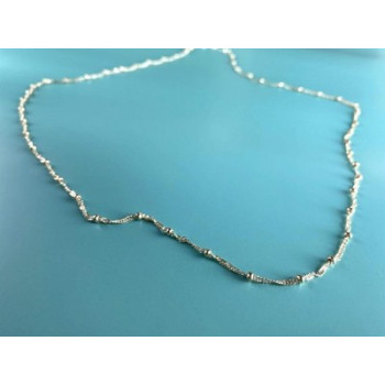 925 Sterling Silver Necklace Italy 29.9 in