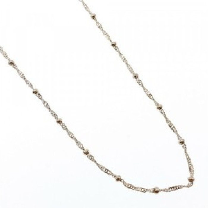 925 Sterling Silver Necklace Italy 29.9 in