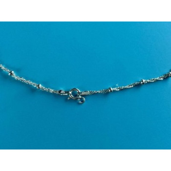 925 Sterling Silver Necklace Italy 29.9 in