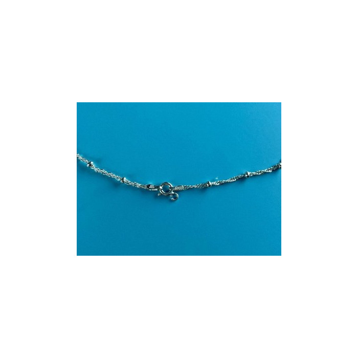 925 Sterling Silver Necklace Italy 29.9 in