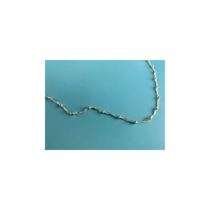 925 Sterling Silver Necklace Italy 29.9 in