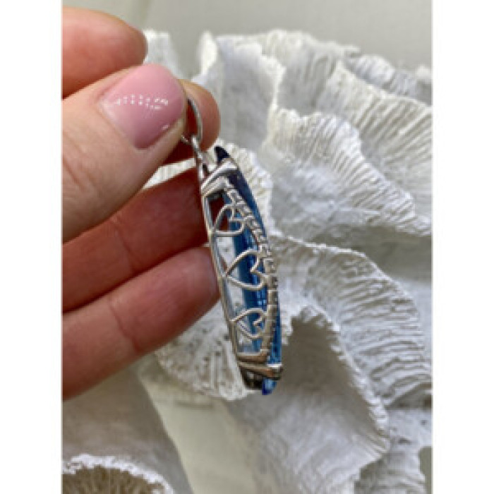 925 Sterling Silver Alpanite Pendant