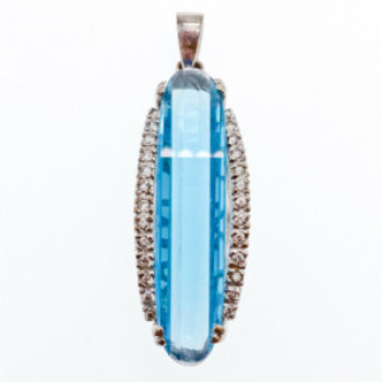 925 Sterling Silver Alpanite Pendant