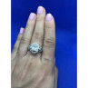 925 Sterling Silver CZ Ring Size 8
