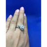 925 Sterling Silver CZ Ring Size 8