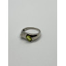 925 Sterling Silver Peridot Ring Size 8