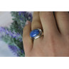 Vintage 925 Sterling Silver Sodalite Ring Size 6.5