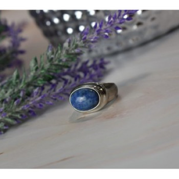 Vintage 925 Sterling Silver Sodalite Ring Size 6.5