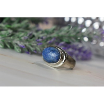 Vintage 925 Sterling Silver Sodalite Ring Size 6.5