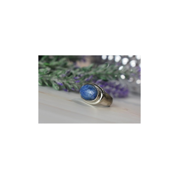 Vintage 925 Sterling Silver Sodalite Ring Size 6.5