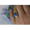Vintage 925 Sterling Silver Sodalite Ring Size 6.5