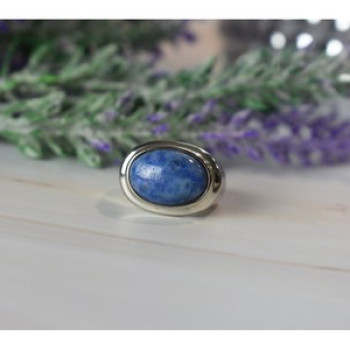 Vintage 925 Sterling Silver Sodalite Ring Size 6.5