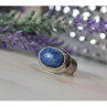 Vintage 925 Sterling Silver Sodalite Ring Size 6.5