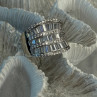 Elegant Design 925 Sterling Silver Cz Ring Size 9