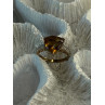 925 Sterling Silver Dravite Brown Tourmaline Ring Size 5