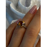 925 Sterling Silver Dravite Brown Tourmaline Ring Size 5