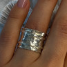 Unique Design 925 Sterling Silver Ring Size 6