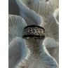 925 Sterling Silver Black Spinel Ring Size 7