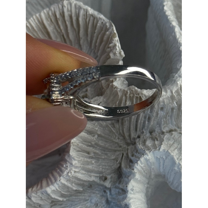 925 Sterling Silver Citrine & Beryl Ring Size 8.5